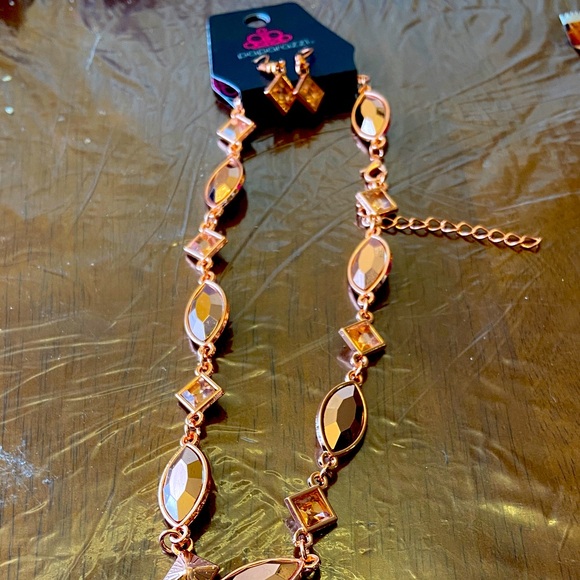 Elegant copper Jewelry Set - Picture 1 of 3